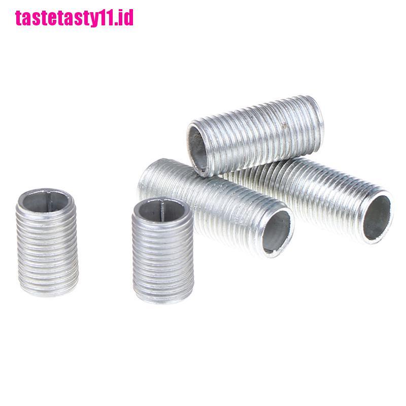 【TTID】5Pcs M10*1mm 1/1.5/2.5/3CM Allthread Hollow Threaded Tube Electrical Lamp