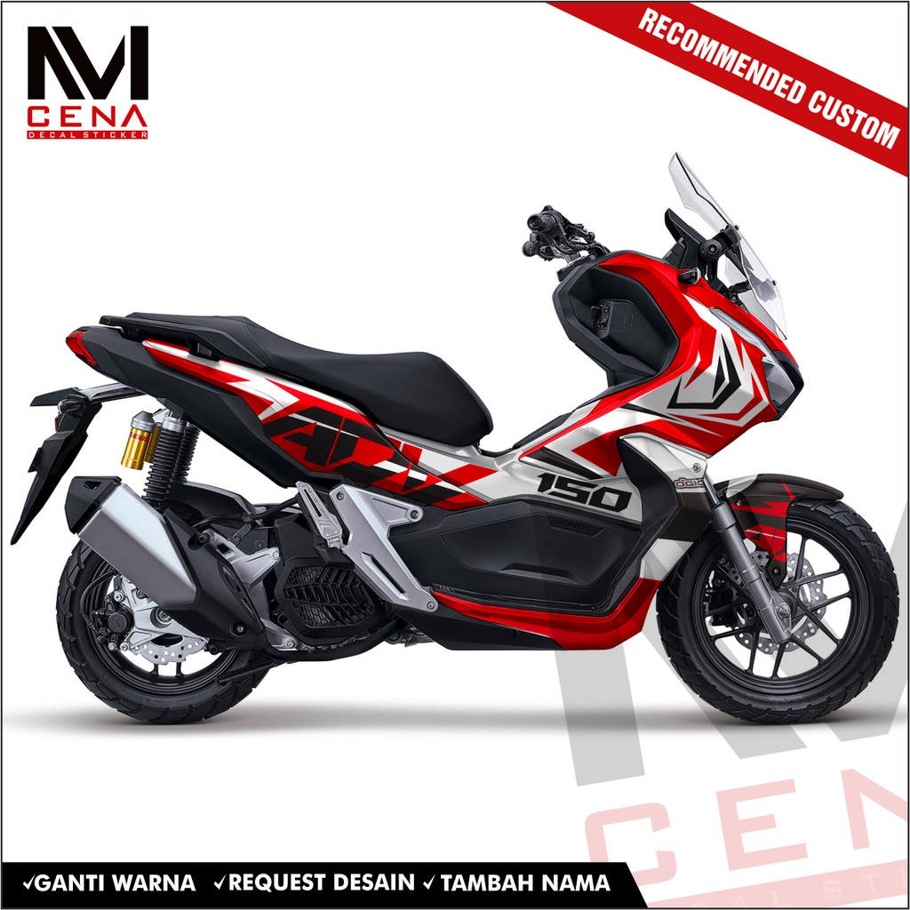 Sticker DECAL Honda ADV 150 full body, Sticker ADV, Sticker ADV 150 ,striping ADV 150 gfx