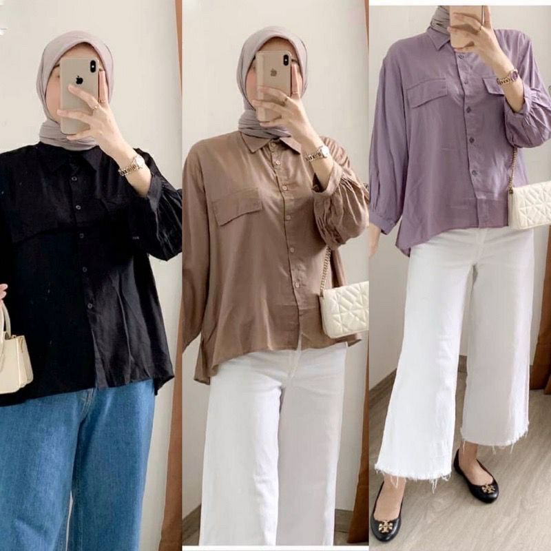 Arifirn Hana Blouse - Kemeja Wanita | Blouse Wanita