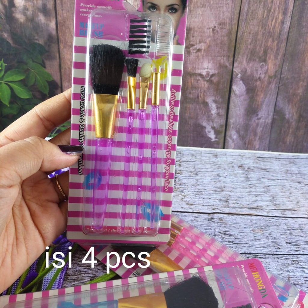 Kuas Make up /Brush Make Up isi 4 Pcs /Kuas Make UP Kosmetik