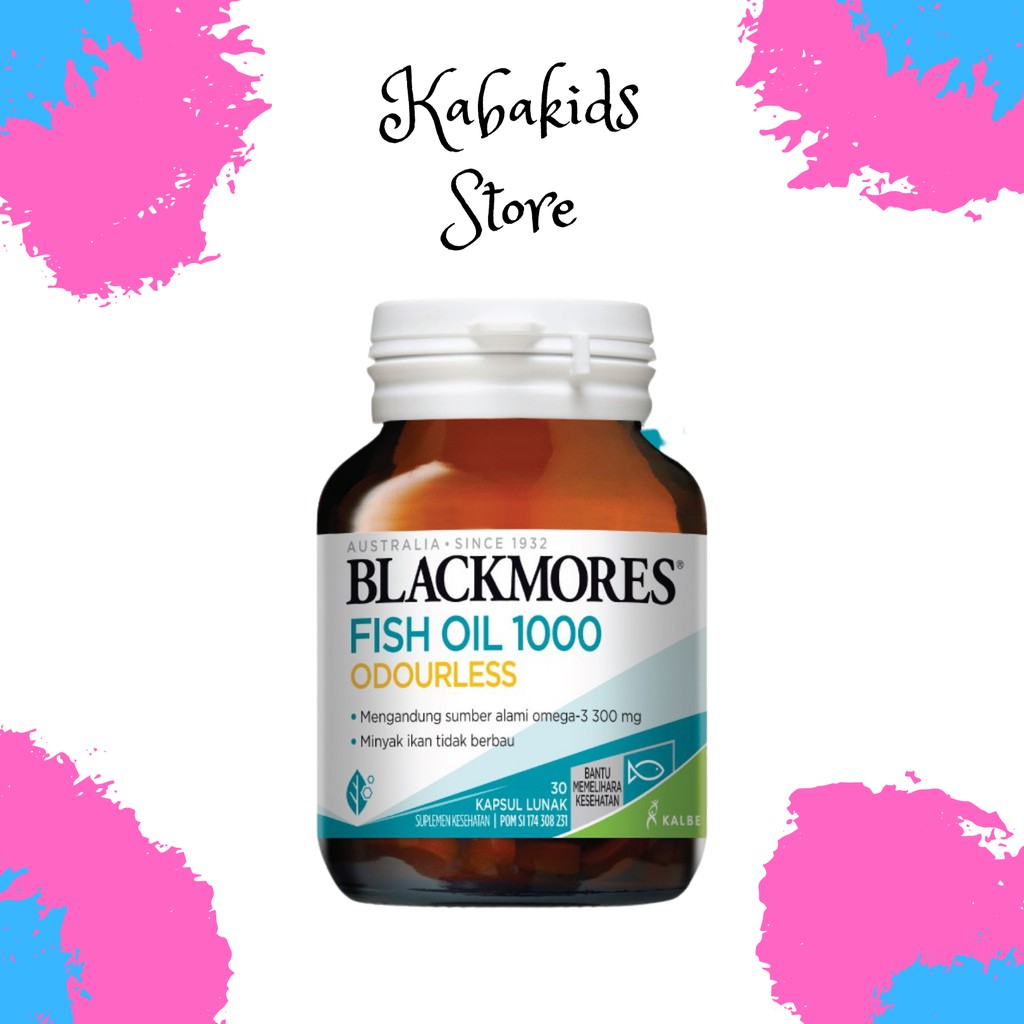 Blackmores Odourless Fish Oil 1000 isi 30