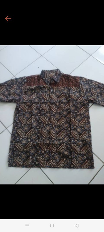 Batik Couple Keluarga Sania Ruffle Ori Ndoro Jowi Dnt Sogan Motif Mataram