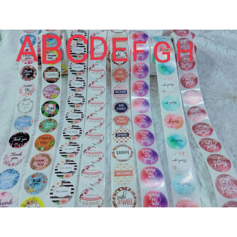 

10pcs / 50pcs DIY LABEL STICKER THANK YOU / STIKER TERIMA KASIH / STIKER OL SHOP TRIMA KASIH MAKASIH