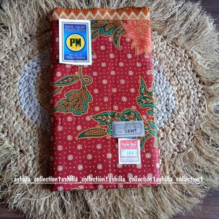 [CBL. 735885] KAIN PANJANG BATIK HALUS PM PULAU MAS SAMPING KEBAT PANJANG KAIN JARIK