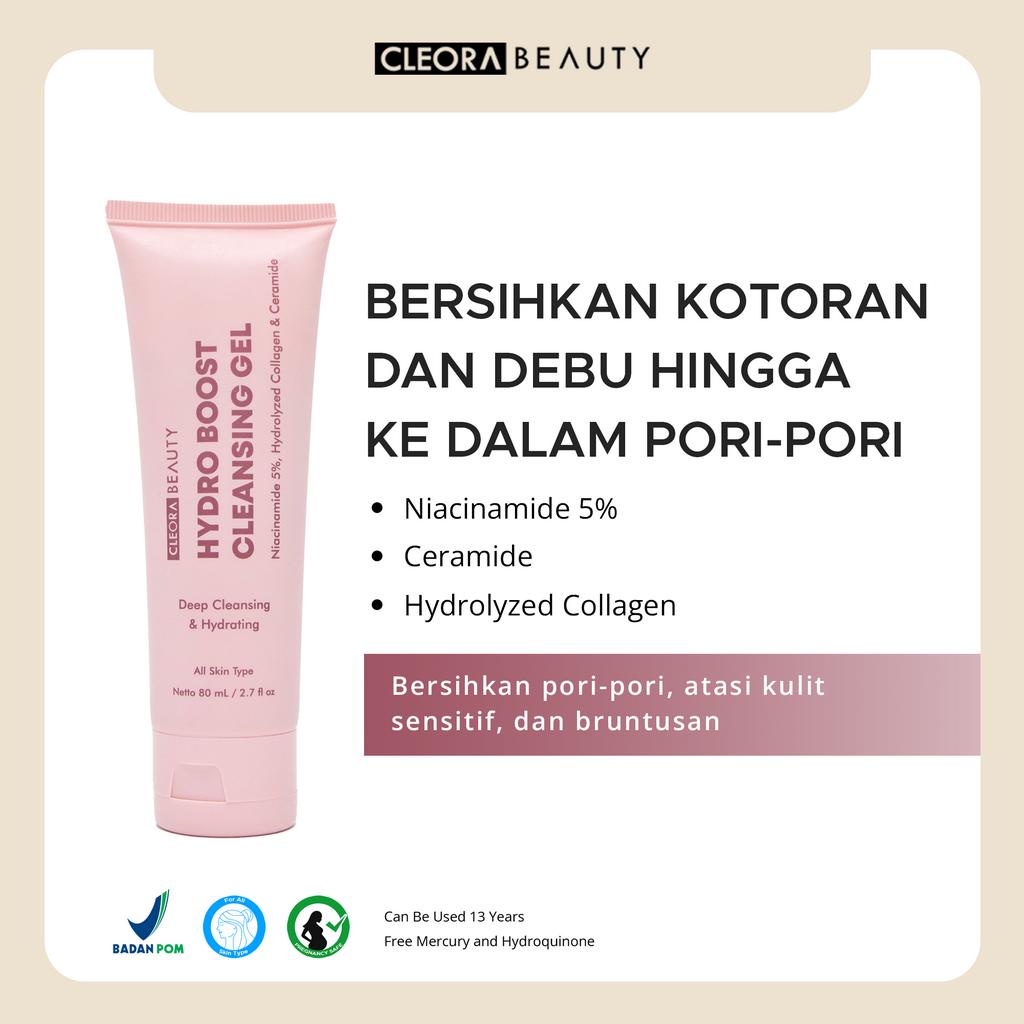 Cleora Exfoliasi Set Special 3in1 - Paket Skincare Set Wanita Pria Exoliating Gel Face Wash Sabun Cuci Muka Hydrating Moisturizer Pemutih Wajah