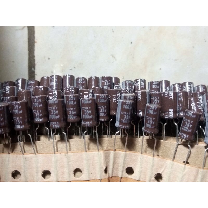 10pcs elco 100uf 35v original renceng