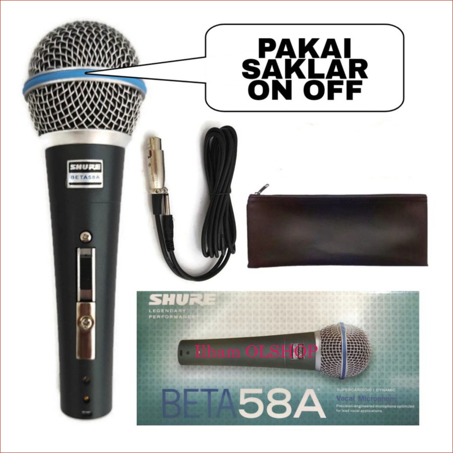 Microphone BETA 58 A Mic/Mikropon Kabel