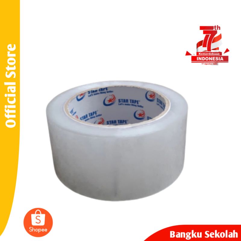 

Isolasi / Lakban / Selotip STAR Tape 2" x 100 yard
