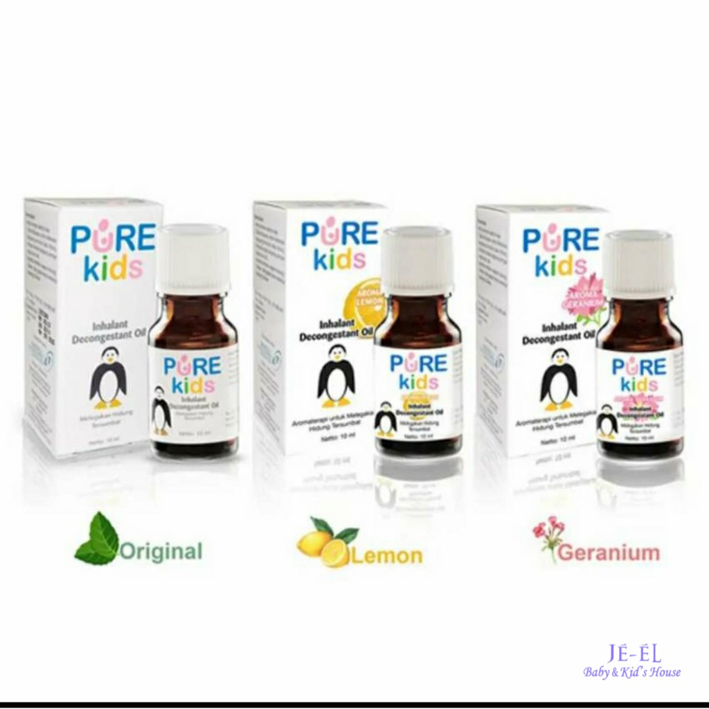 Pure Kids Inhalant Decongestant Oil Pelega Hidung Tersumbat 10 ml