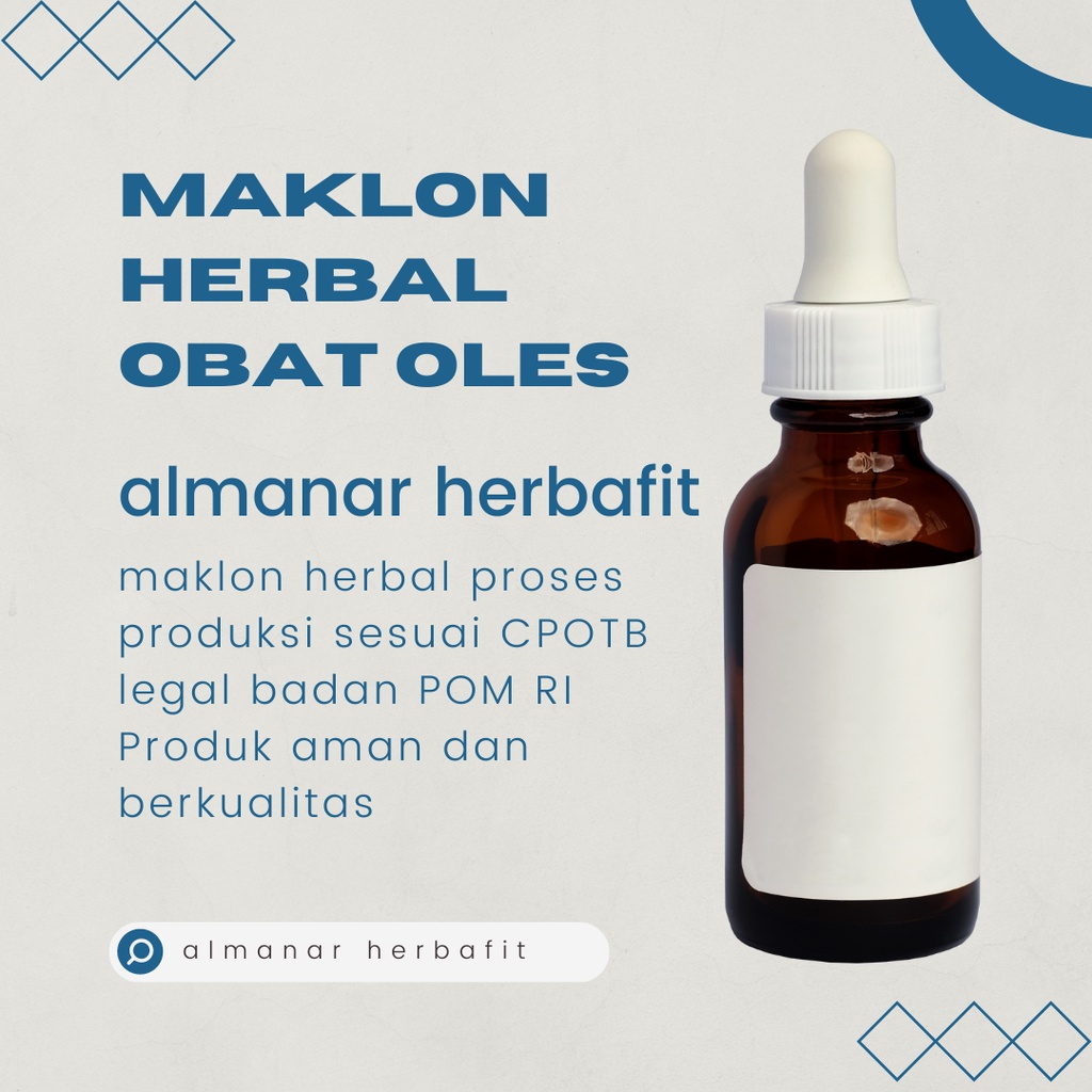 jasa maklon obat oles tahan lama CV Almanar Herbafit