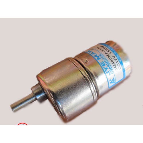 DC Motor Gearbox Jyemaw 12v 15rpm JM400MA-3529 DC 12V 15RPM