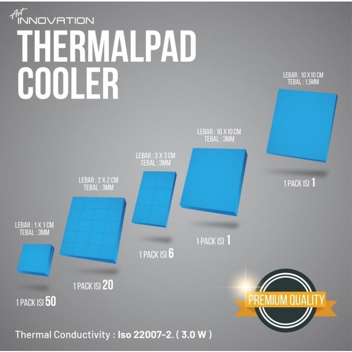 Thermal Thermal Pad Silicone Heatsink /1Cm X 1Cm/2Cm X 2Cm/3Cm X 3Cm/10Cm X 10