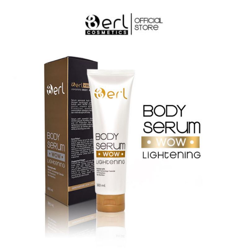 Body Serum Berl Menghilangkan Keloid, Milia, Bekas Luka dan Operasi, Menyembuhkan Gatal dan Luka