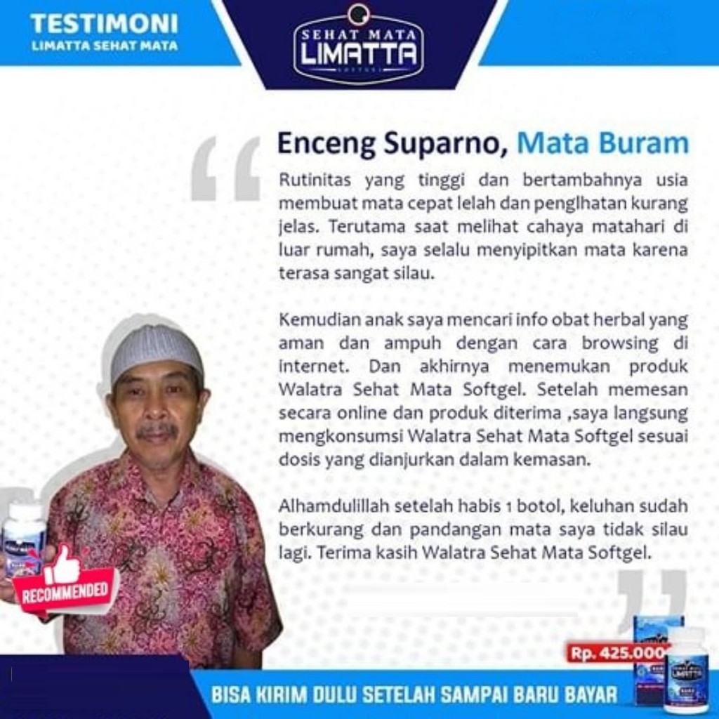 Limatta Sehat Mata 30 Softgel Bpom