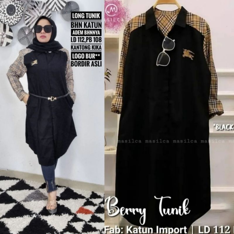 long tunik katun