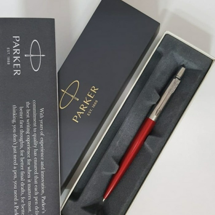 

Pulpen - Parker New Jotter Kensington Red Ct Ballpoint Pen