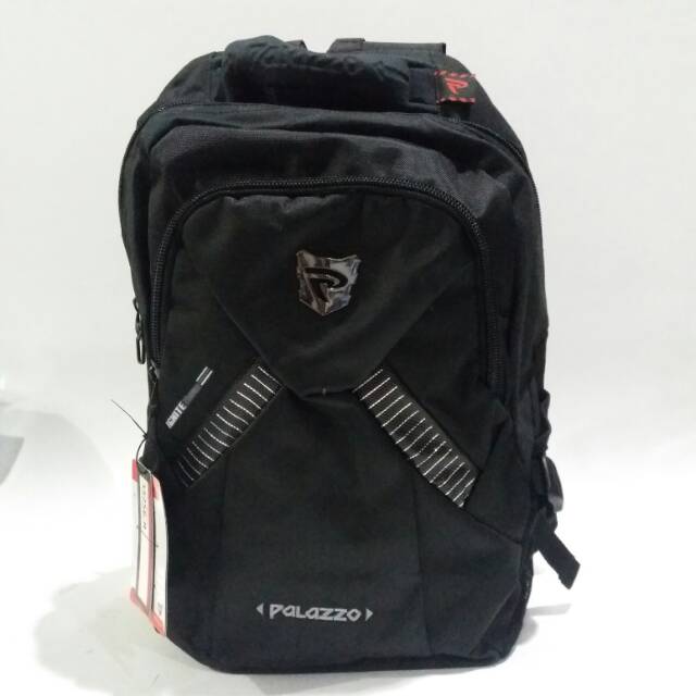 Tas backpack palazzo 35256 ransel sekolah tas hitam murah