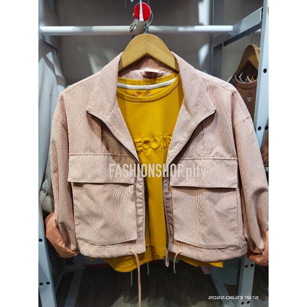 [100% ORIGINAL] JAKET CORDORE 3SECOND WANITA WARNA OFF WHITE PINK NAVY