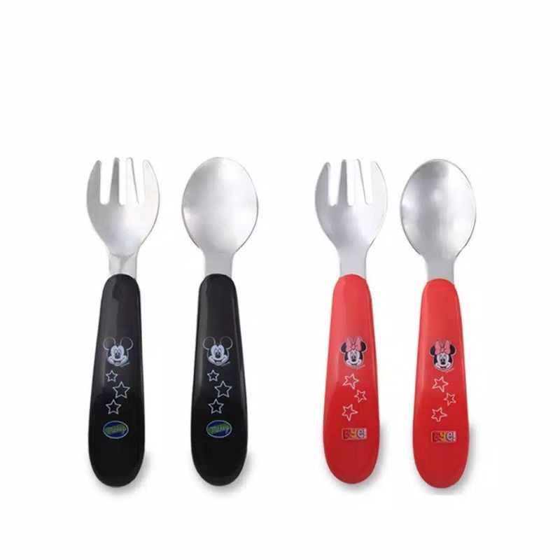 DMM9011 Lusty Bunny Disney Stainless Spoon and Fork