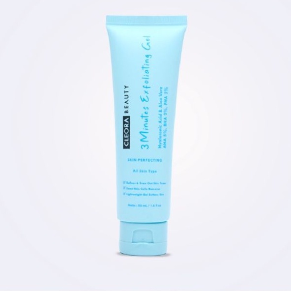 cleora 3 minutes exfoliating gel
