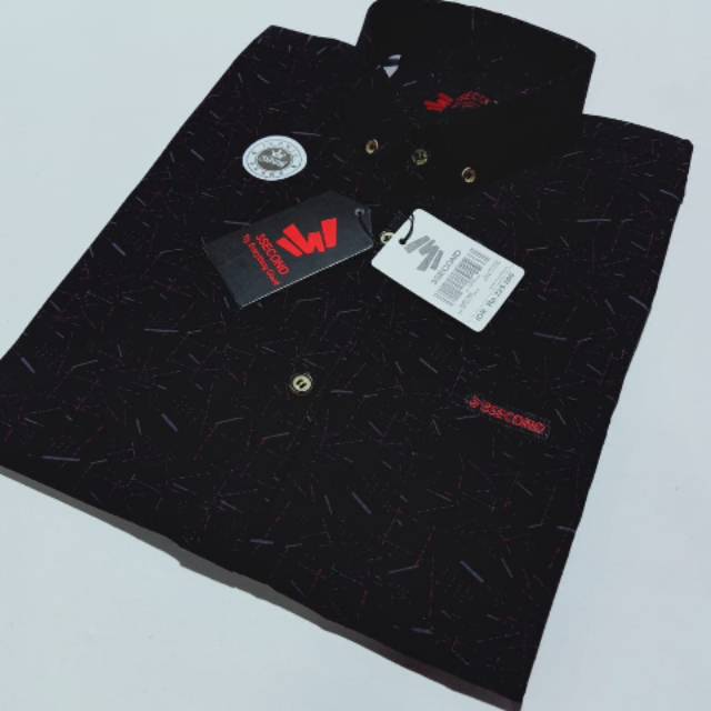 Kemeja cowok 3 second