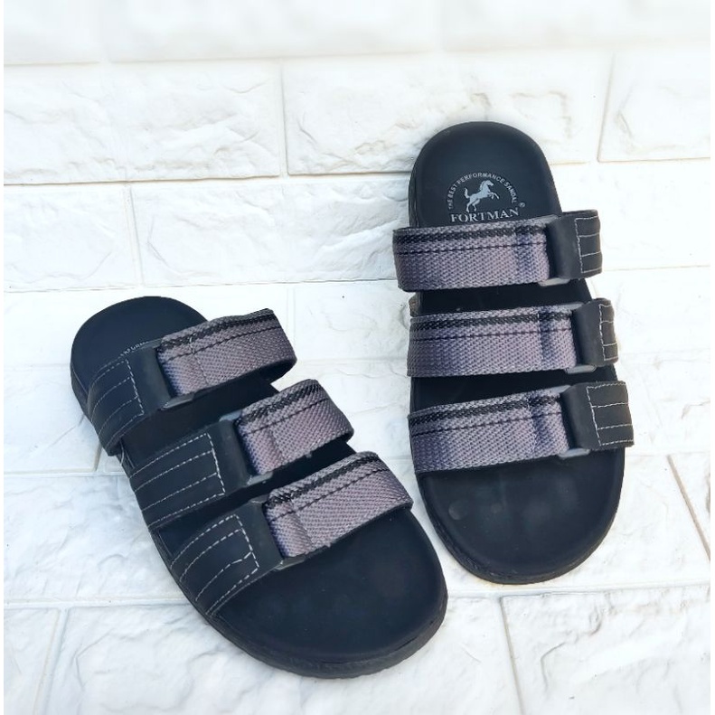 Sandal Selop Pria Kasual Santai Sandal Bisban Ban 2 Slip On Terlaris