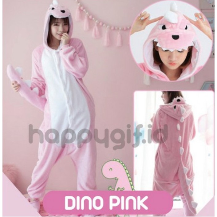 BAJU KOSTUM ONESIE PIYAMA KIGURUMI DINO SULLEY DEWASA