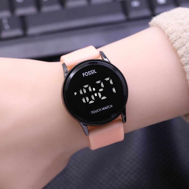 FLASH SALE!! JAM TANGAN digital LED TOUCH SCREEN LAYAR SENTUH WANITA PRIA FSLED