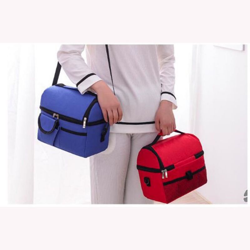 Cooler Bag Tas Pendingin Makanan Portable Cooler Bag Box Thermal Insulated