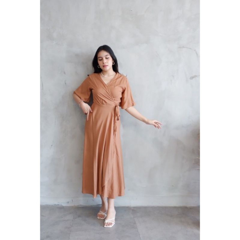 DRESS KIMONO JUMBO SABRINA/DRESS WANITA KEKINIAN/#