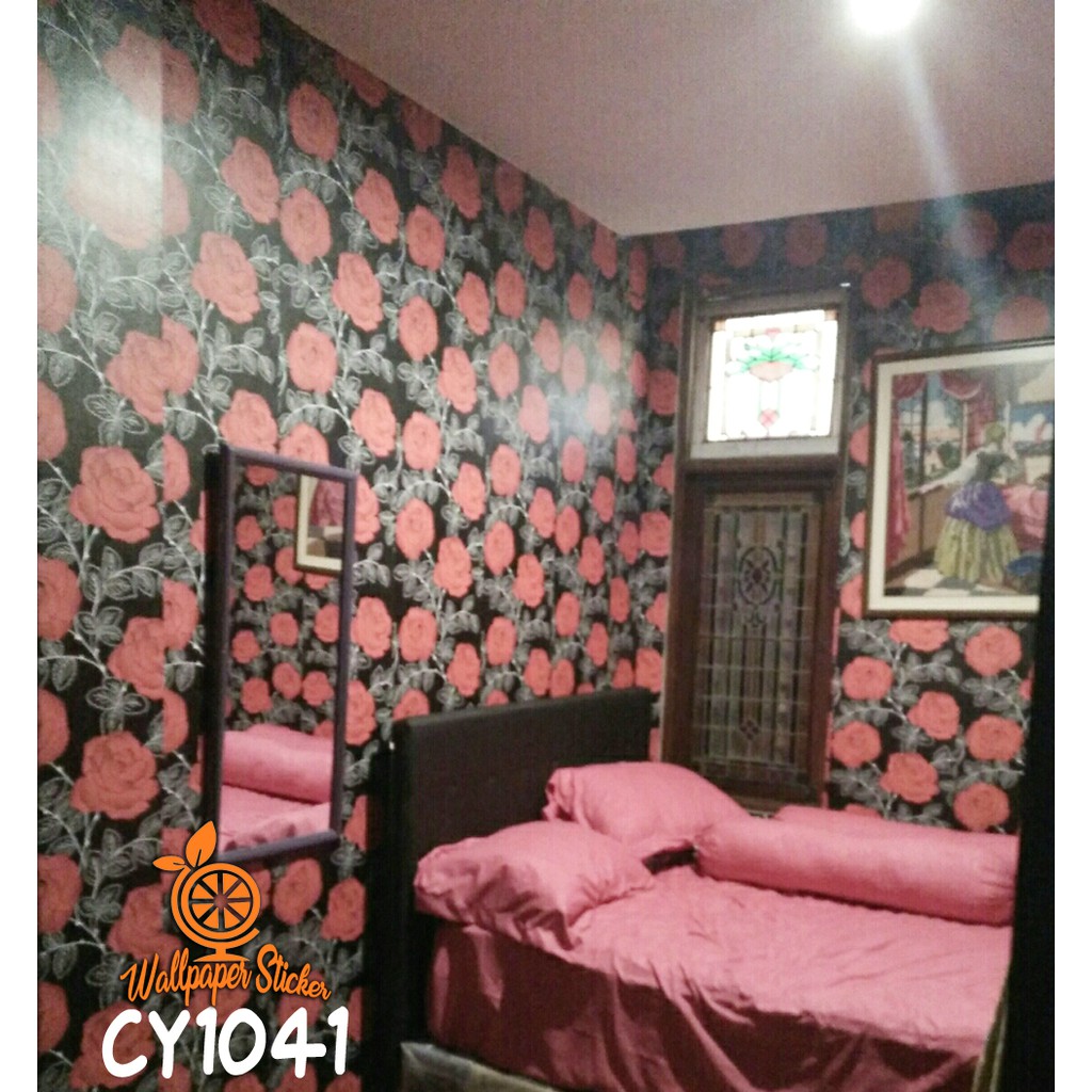 Wallpaper Stiker Dingding Motif Cy 45cm X 9meter wallstiker dekorasi dinding wallpaper 3D