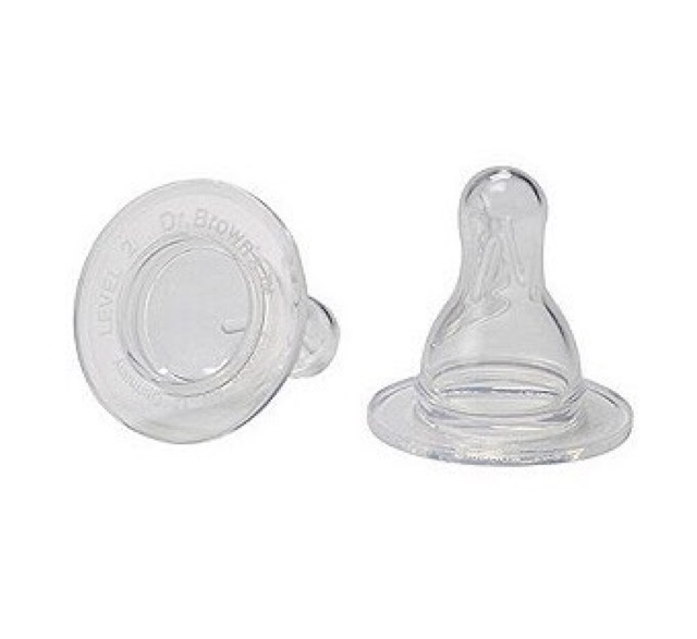 Dr Brown’s Silicone Narrow Neck Options Nipple - 2 Pack