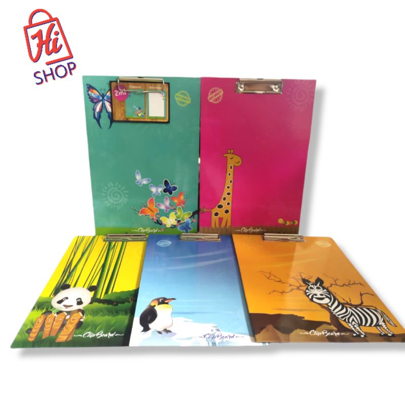 

Papan Ujian Karakter + Papan Tulis 2In1 Papan Ujian Bolak Balik Classic Dan Animal Series Termurah