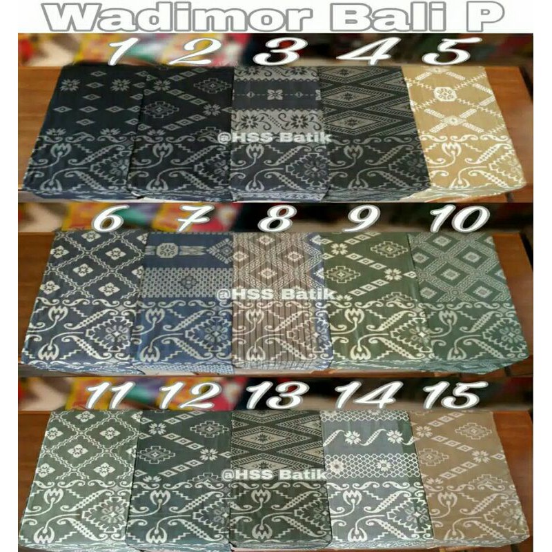 Sarung batik WADIMOR morif bali original