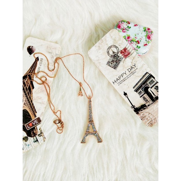 Souvenir Paris Kalung Eiffel Cantik