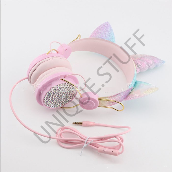 Headphone/headset/earphone unicorn import dengan microphone