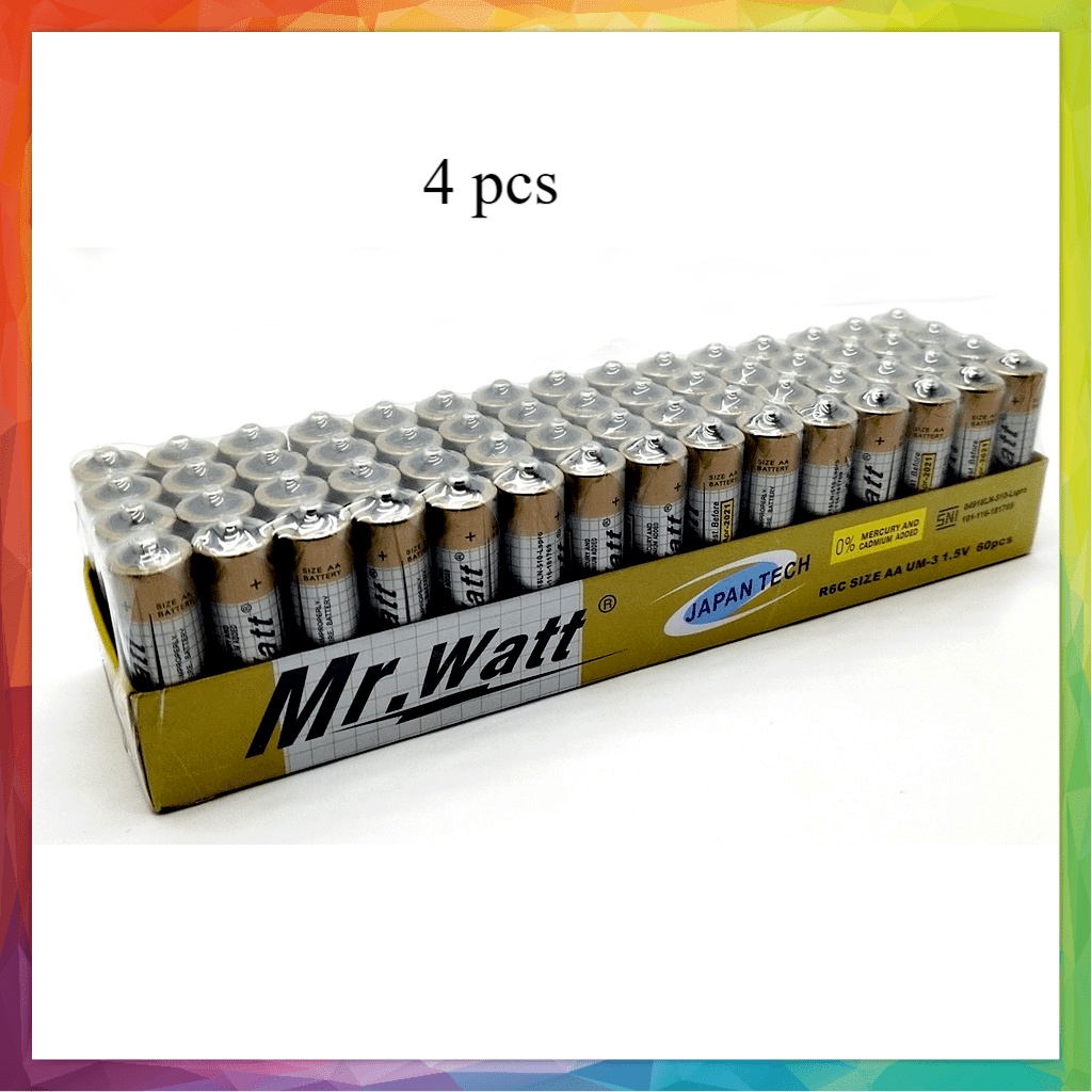 BATERAI MAINAN AA/A2 1 SET ISI 4 PCS