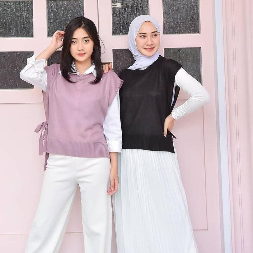 Trendy AIS Rompi / TALI / Rompi Rajut / Vest Wanita / Outer Wanita / Baju Wanita / Baju Wanita Kekin