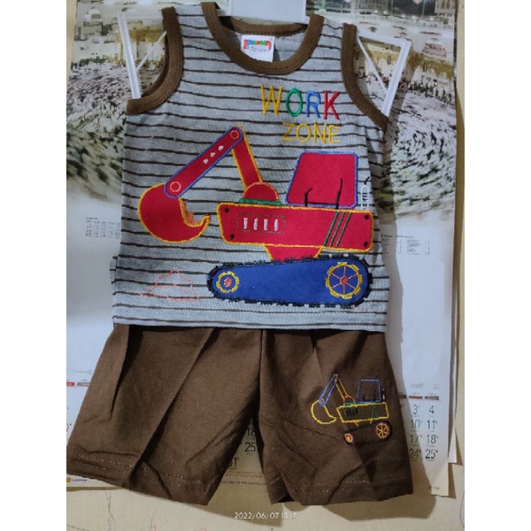 Stelan baju bayi lekbong beko