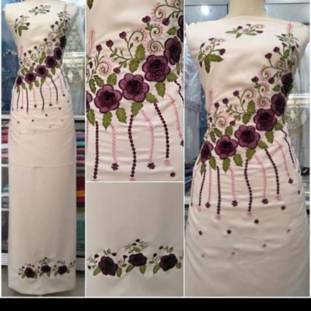 Kain bordir bukittinggi bordir manual