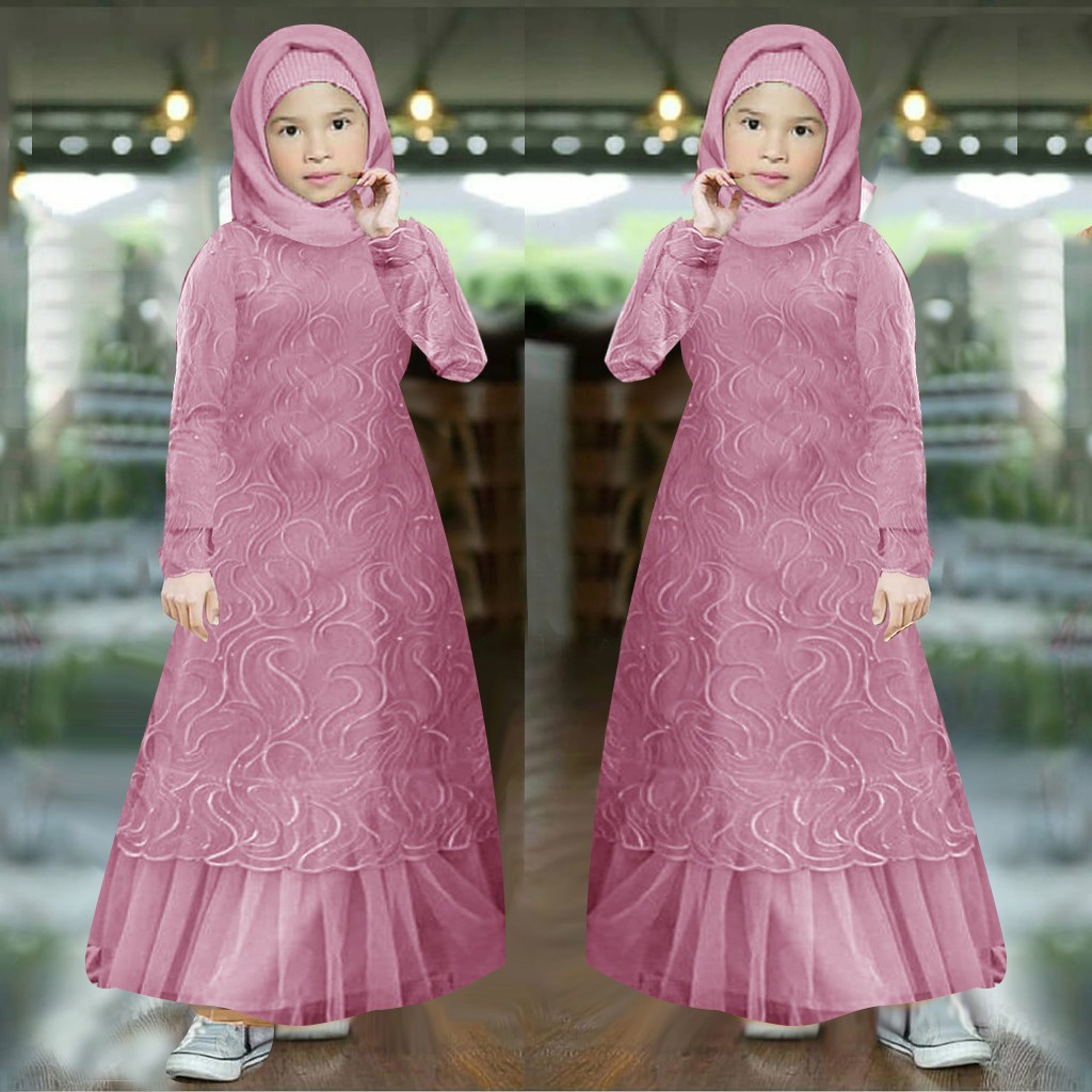 O2 Fashion / Dress geraldine kids / bisa cod