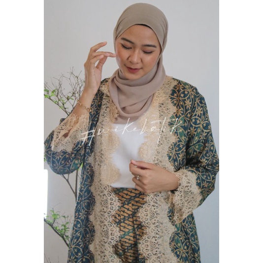 BATIK TRUSMI | SET OUTER LACE KULOT SLAYER LIZA ROSALITA BAHAN VISCOSE