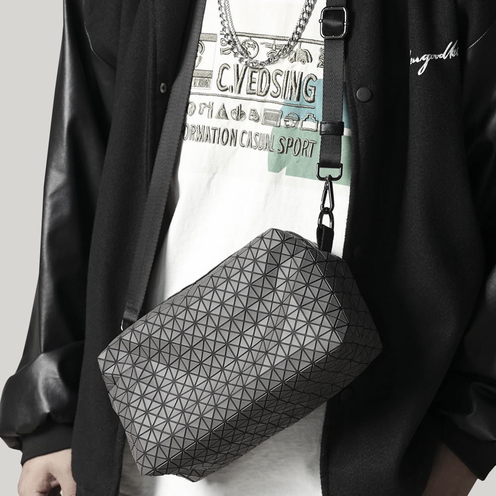 Tas Samping Selempang Pria Wanita Kulit Anti Air Kantong Besar