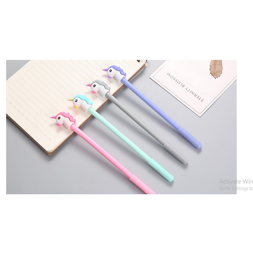 

Pulpen gel 0.5mm kepala unicorn