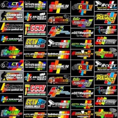 

DESAIN + CETAK STICKER CCTV PRINT VYNIL STICKER