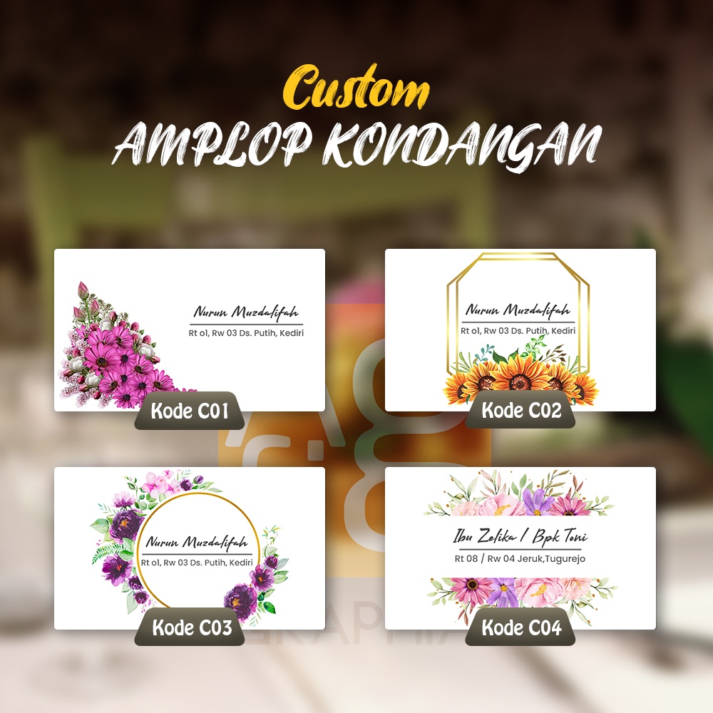 

[SERI 03] Amplop Custom untuk kondangan,buwuhan,wedding,lebaran uk 7 x 11 cm isi 50pcs
