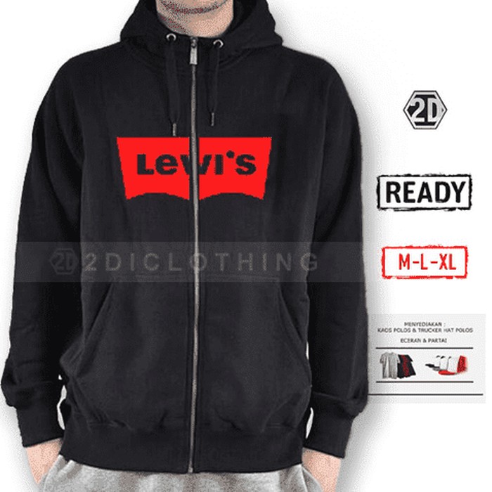 Terbaru Jaket Levis U002F Sweater Hoodie Zipper Levis Diskon