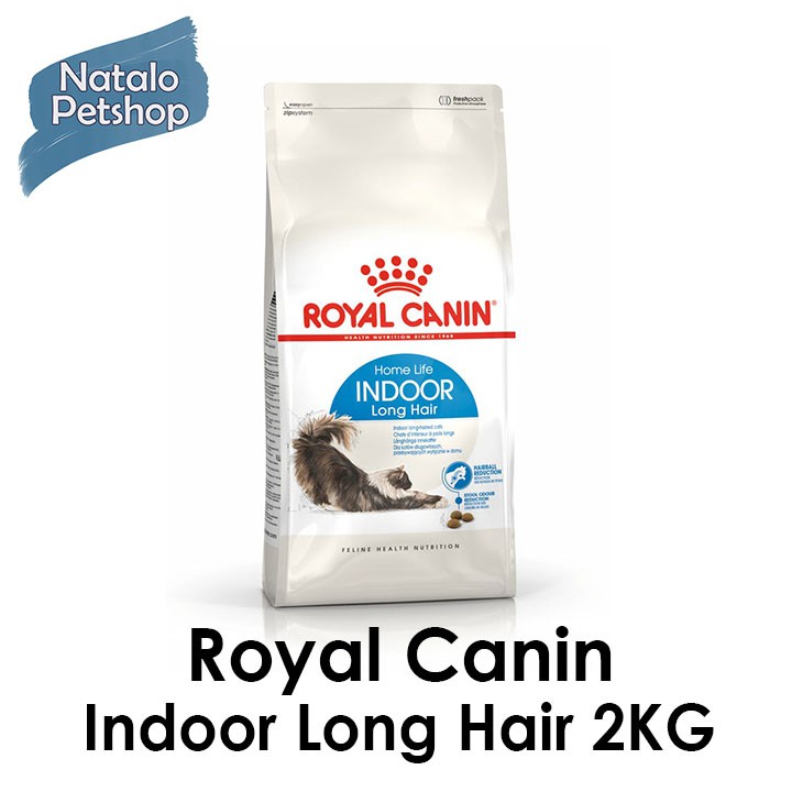 Royal Canin Indoor Long Hair 2KG Cat Food/Feline / Makanan Kucing Persia/Bulu Panjang/Dewasa