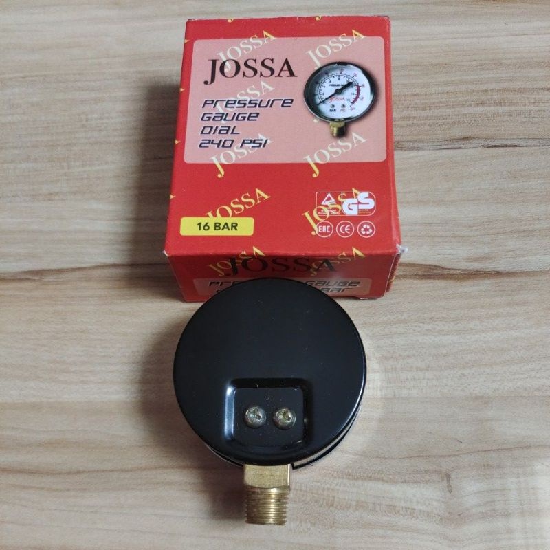 Jossa pressure gauge 16kg / jossa pressure gauge 16bar / Jossa manometer 16bar