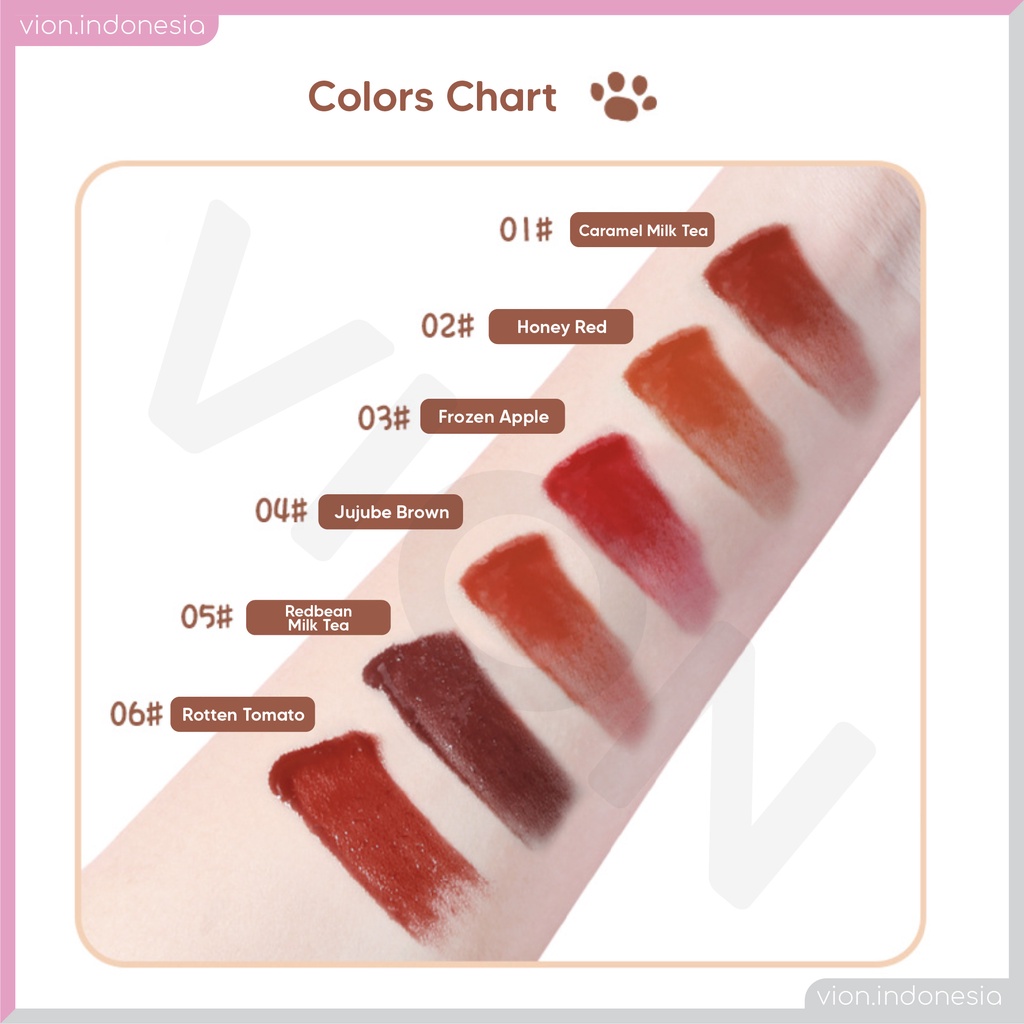 KACH - SHE LOVES Macaroon Cat's Paw Lip Gloss Cute Colorful Lipstik Lucu Unik Sheloves TB-140 SL005